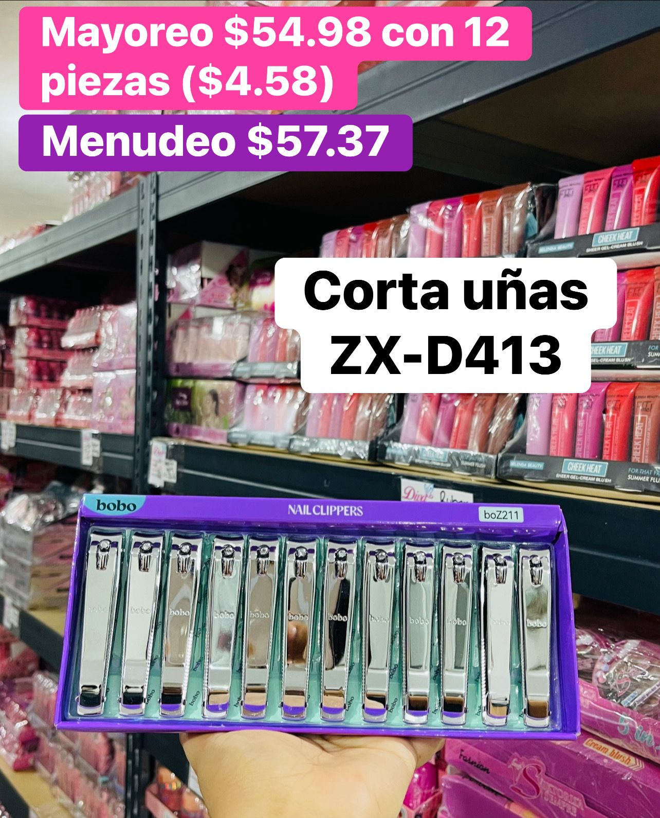 CORTA UÑAS ZX-D413 B/12