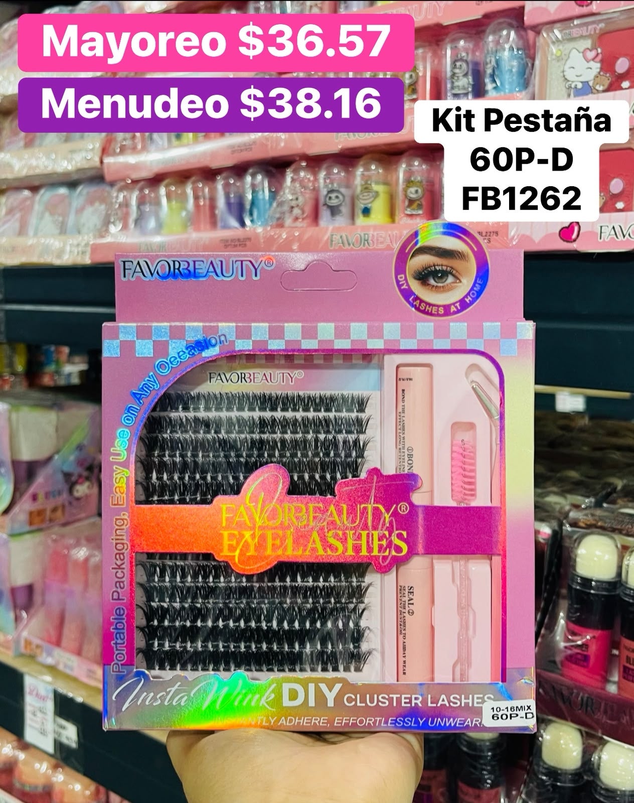 KIT PESTAÑA FB1262