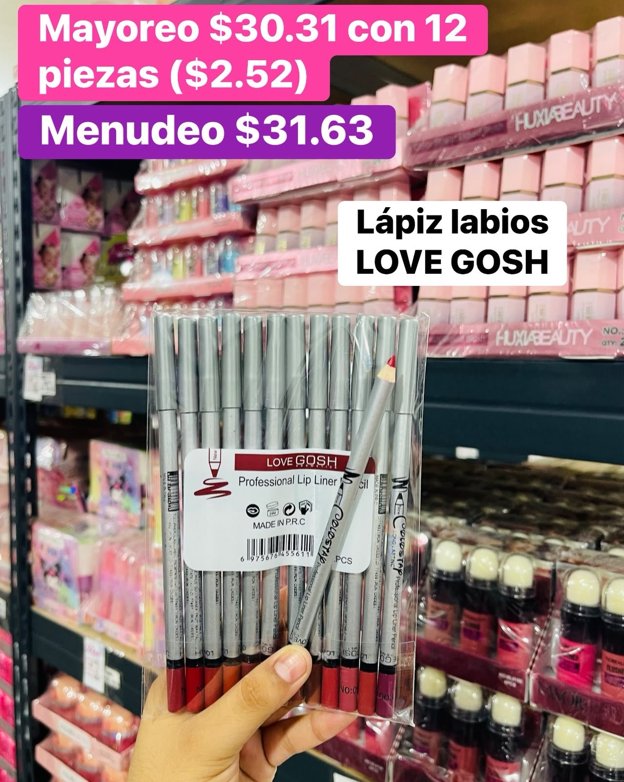 LAPIZ LABIO LOVE GOSH B/12