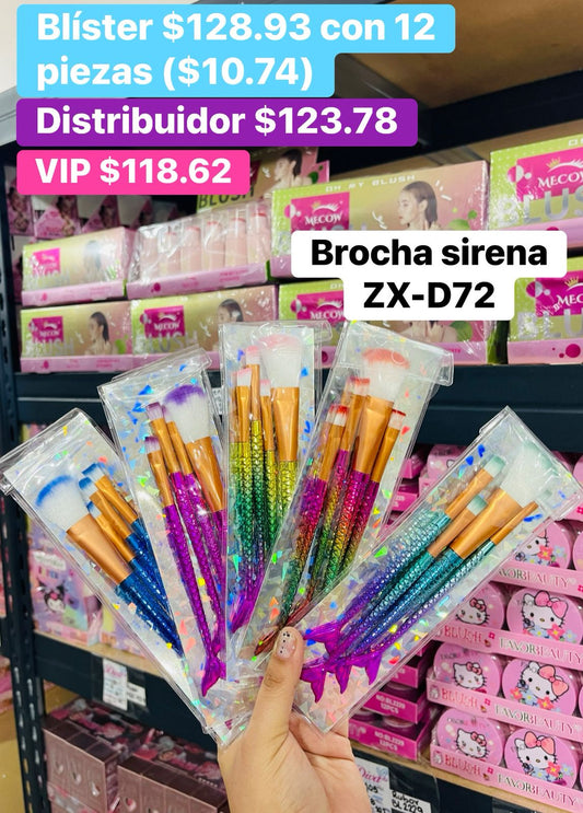 BROCHA SIRENA ZX-D72 B/12