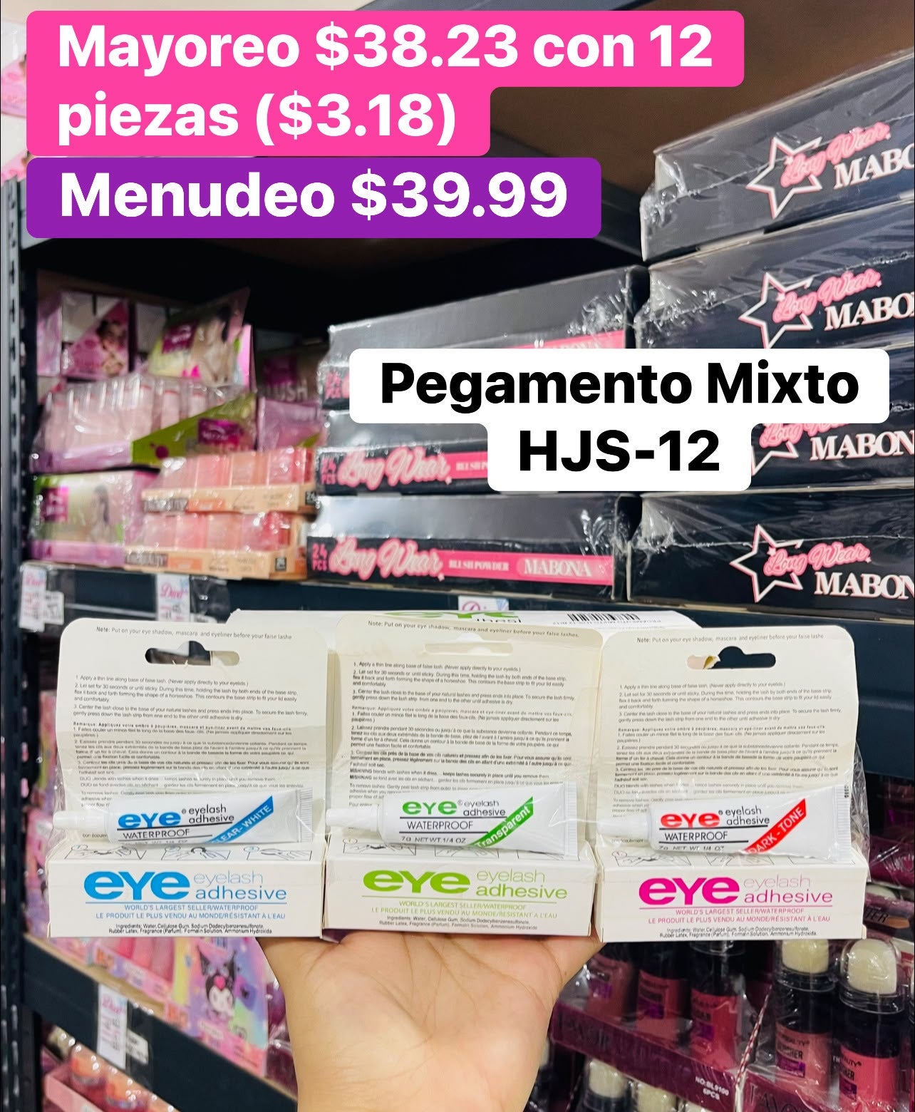 PEGAMENTO MIXTO HJS-12 B/12