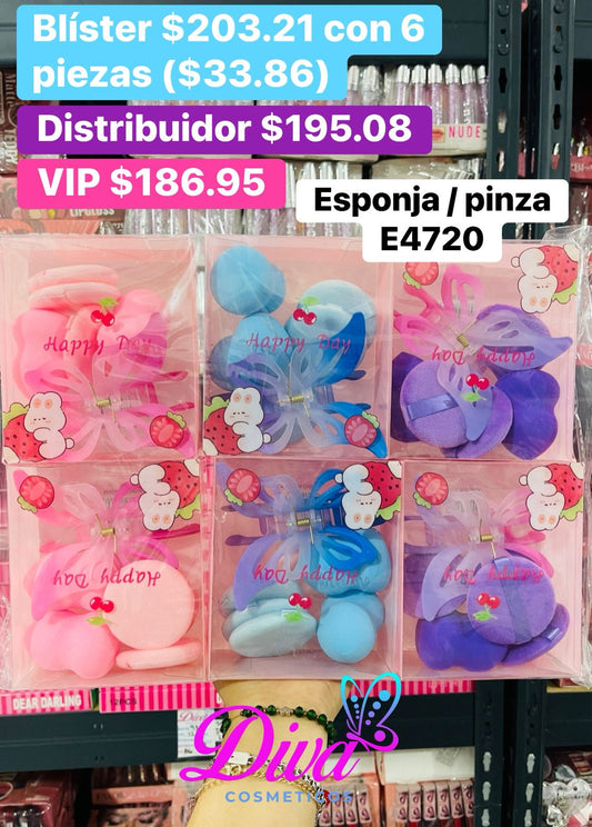 ESPONJA/PINZA E4720 B/6