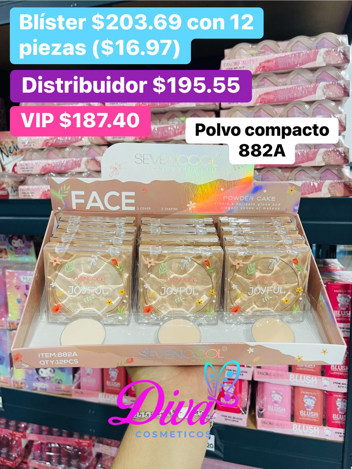 POLVO COMPACTO 882A B/12