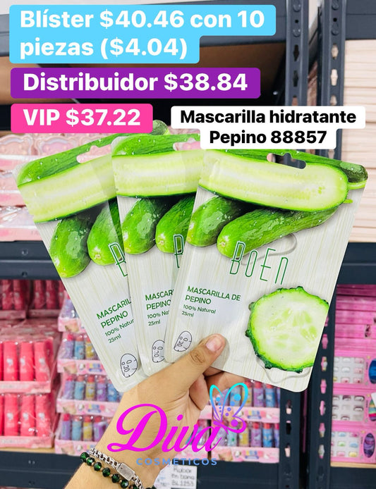 MASCARILLA 88857 PEPINO B/10