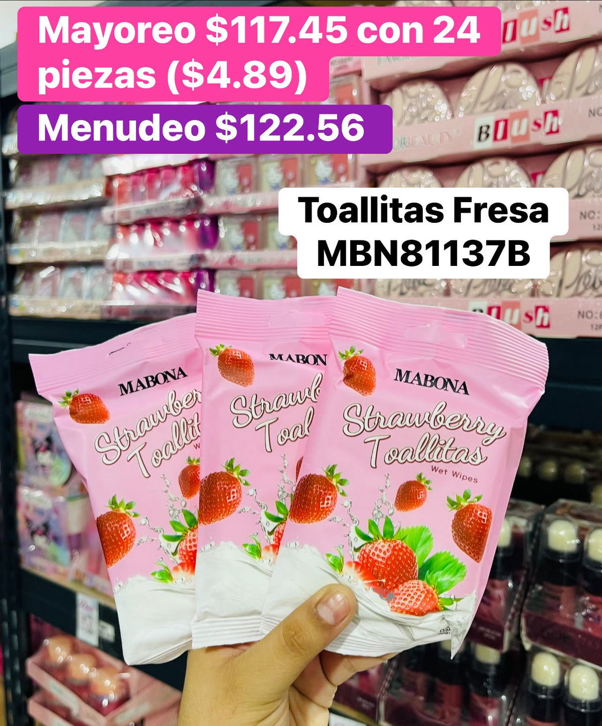 TOALLITAS DESMAQUILLANTES MBN81137B B/24