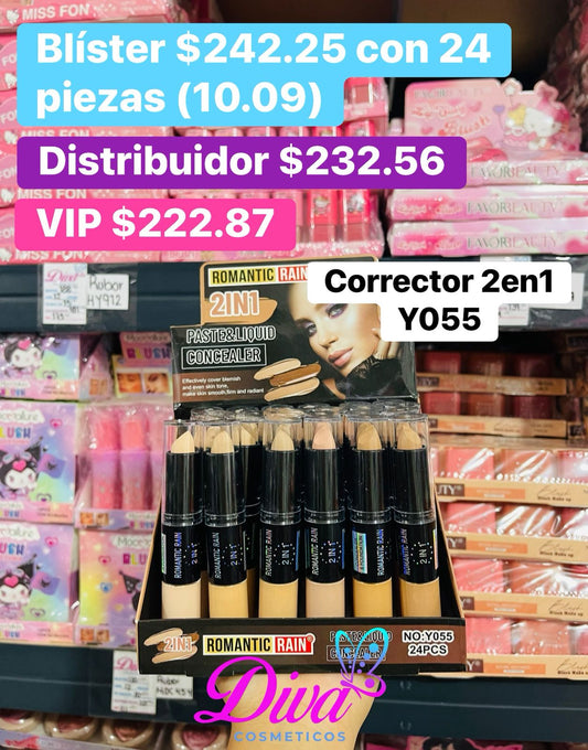 CORRECTOR 2IN1 Y055 B/24