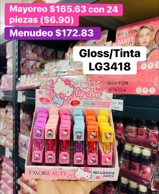 GLOSS/TINTA 2IN1 LG3418 B/24