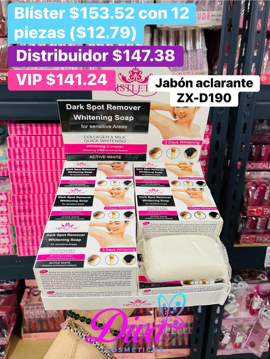 JABON ACLARADOR ZX-D190 B/12