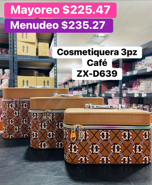 COSMETIQUERA 3PZS ZX-D639