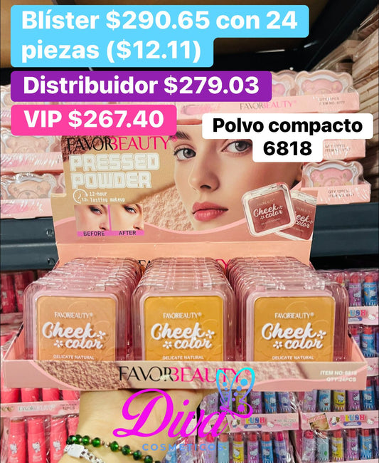 POLVO COMPACTO 6818 B/24