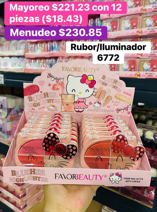 RUBOR/ILUMINADOR 6772 B/12