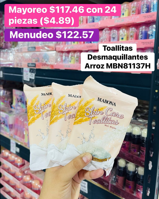 TOALLITAS DESMAQUILLANTES MBN81137H B/24