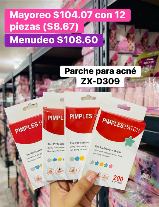 PARCHE PARA ACNE ZX-D309 B/12