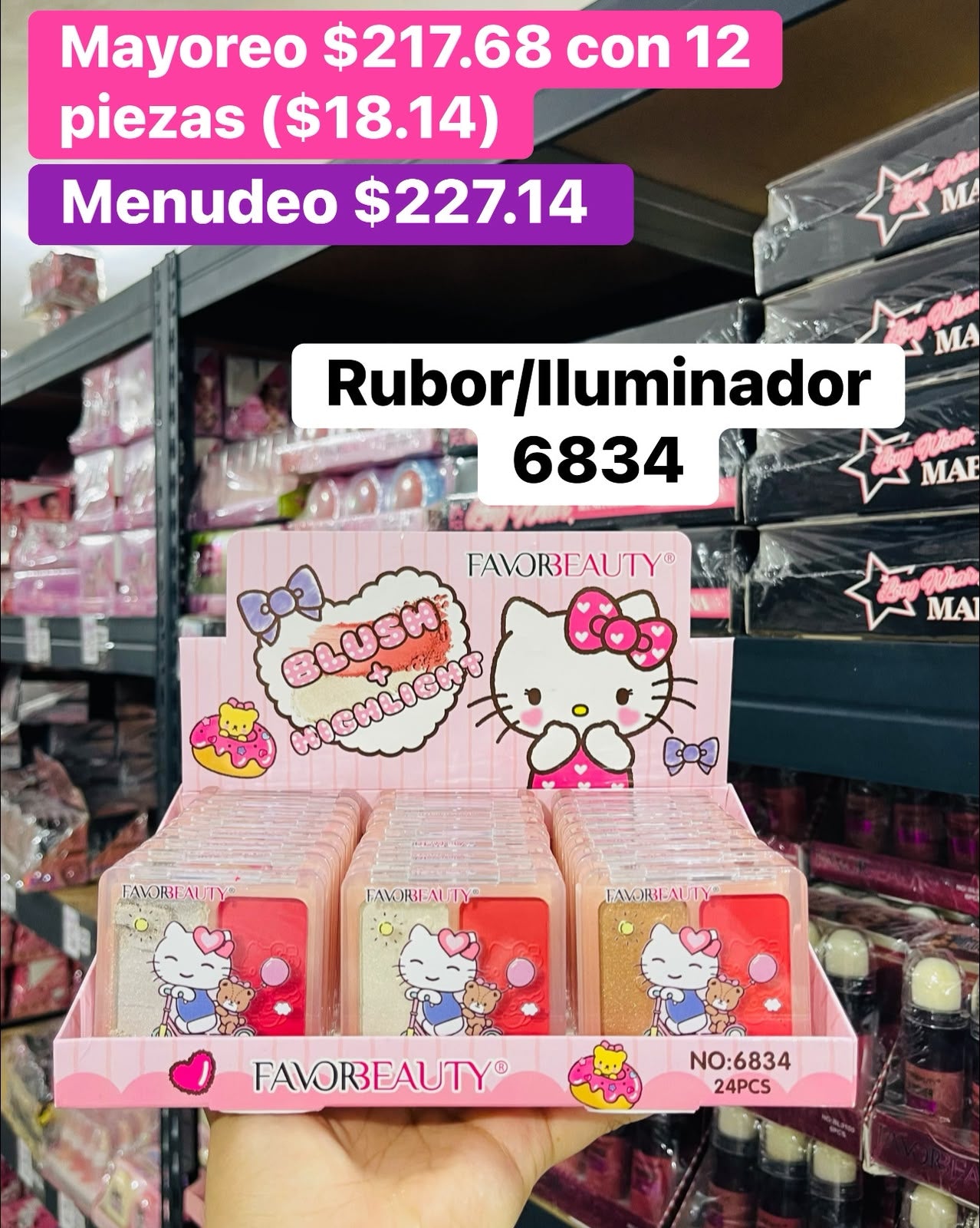 RUBOR/ILUMINADOR 6834 B/24