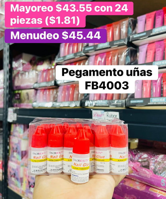 PEGAMENTO UÑAS FB4003 B/24
