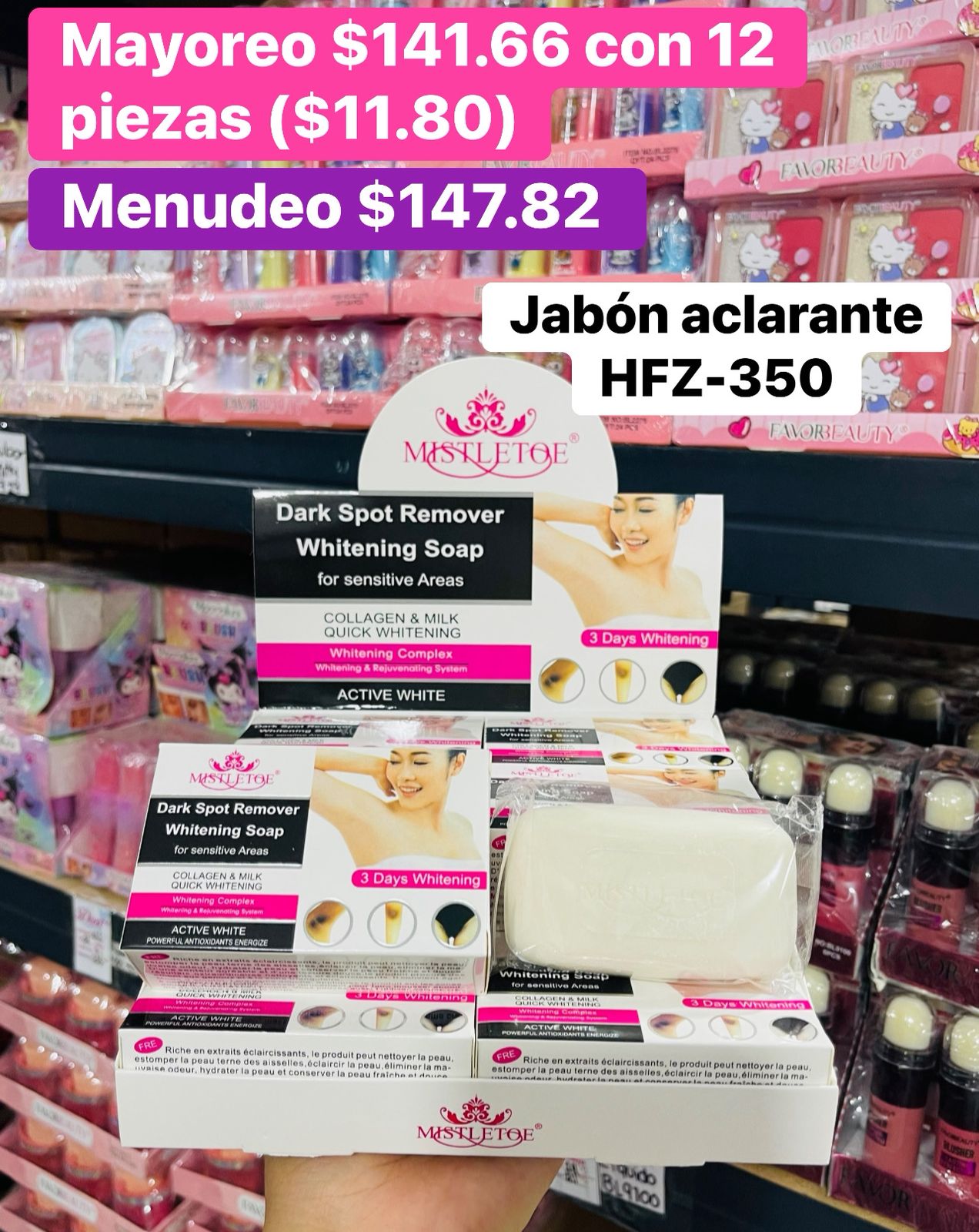 JABON ACLARANTE HFZ-M350 B/12