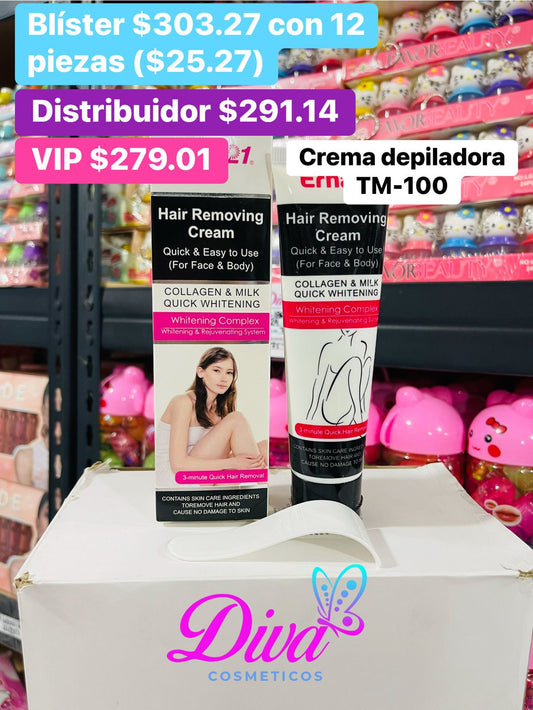 CREMA DEPILADORA TM-100 B/12