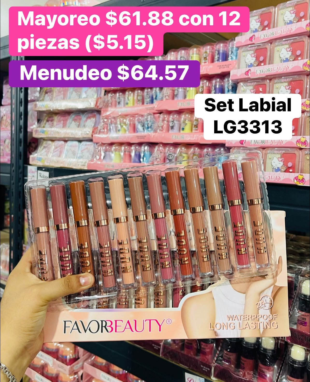 SET LABIAL LG3313 B/12