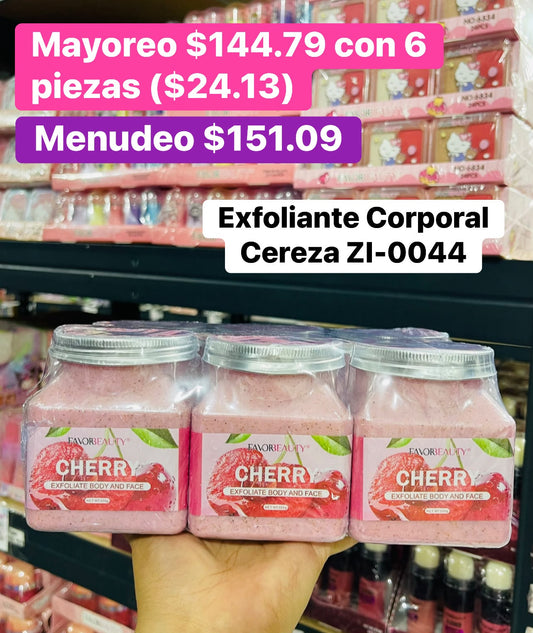 EXFOLIANTE CEREZA ZI-0044 B/6