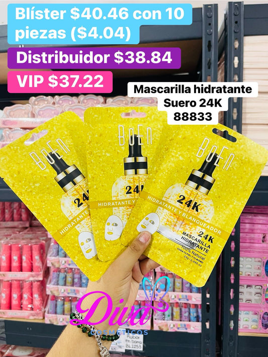 MASCARILLA 88833 24K B/10