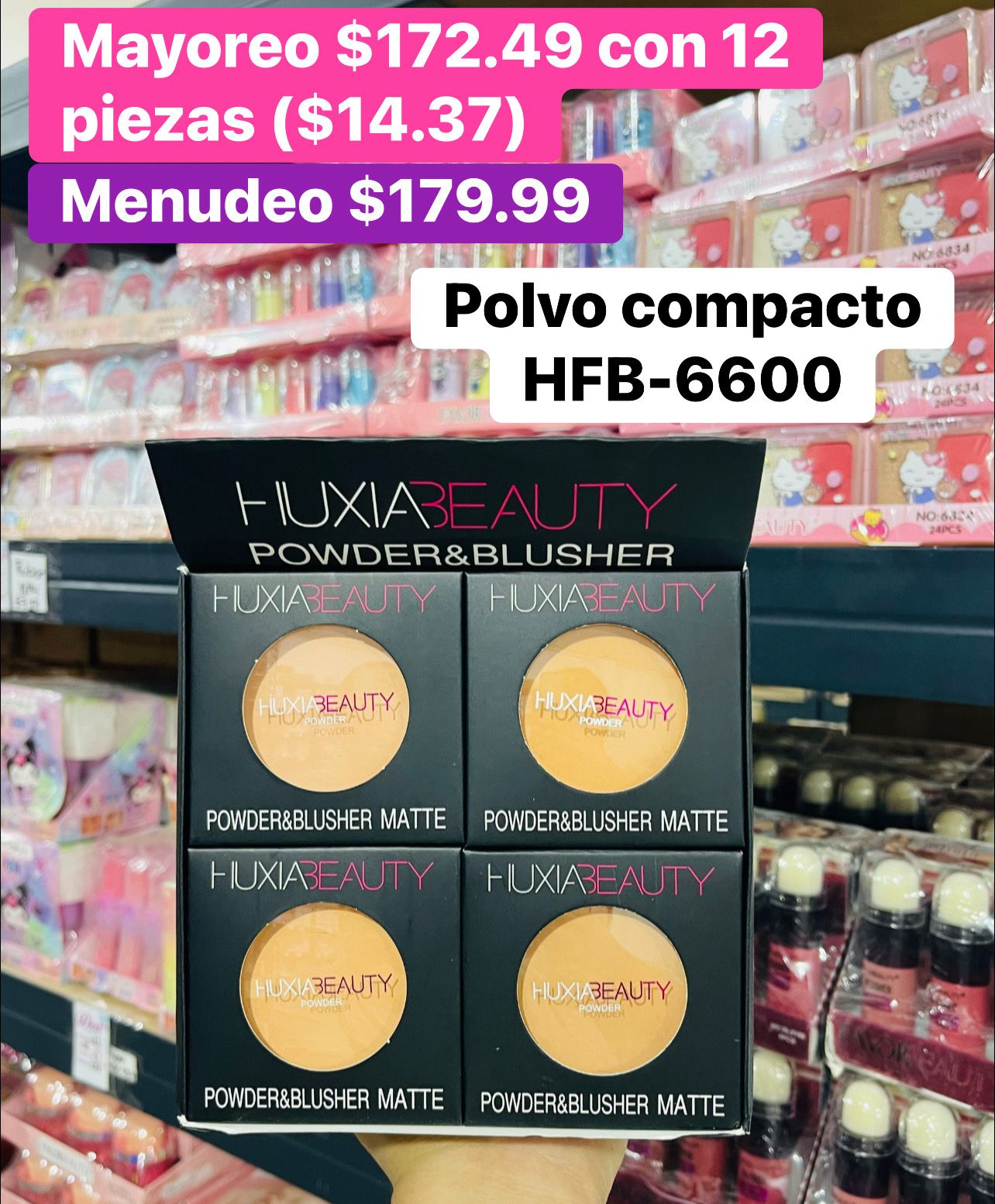 POLVO COMPACTO HFB-6600 B/12