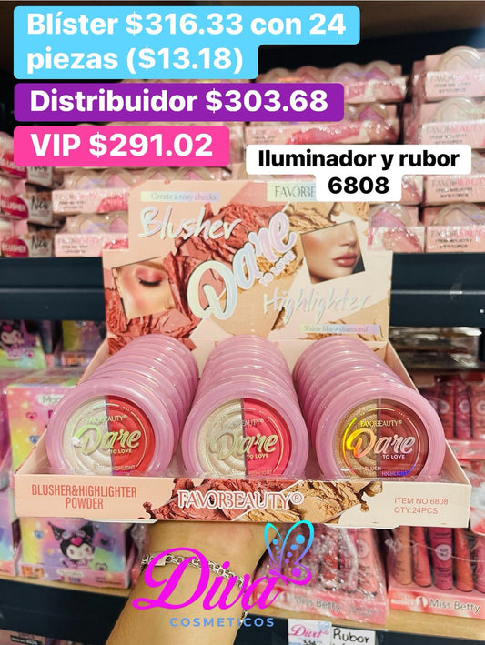 RUBOR/ILUMINADOR 6808 B/24