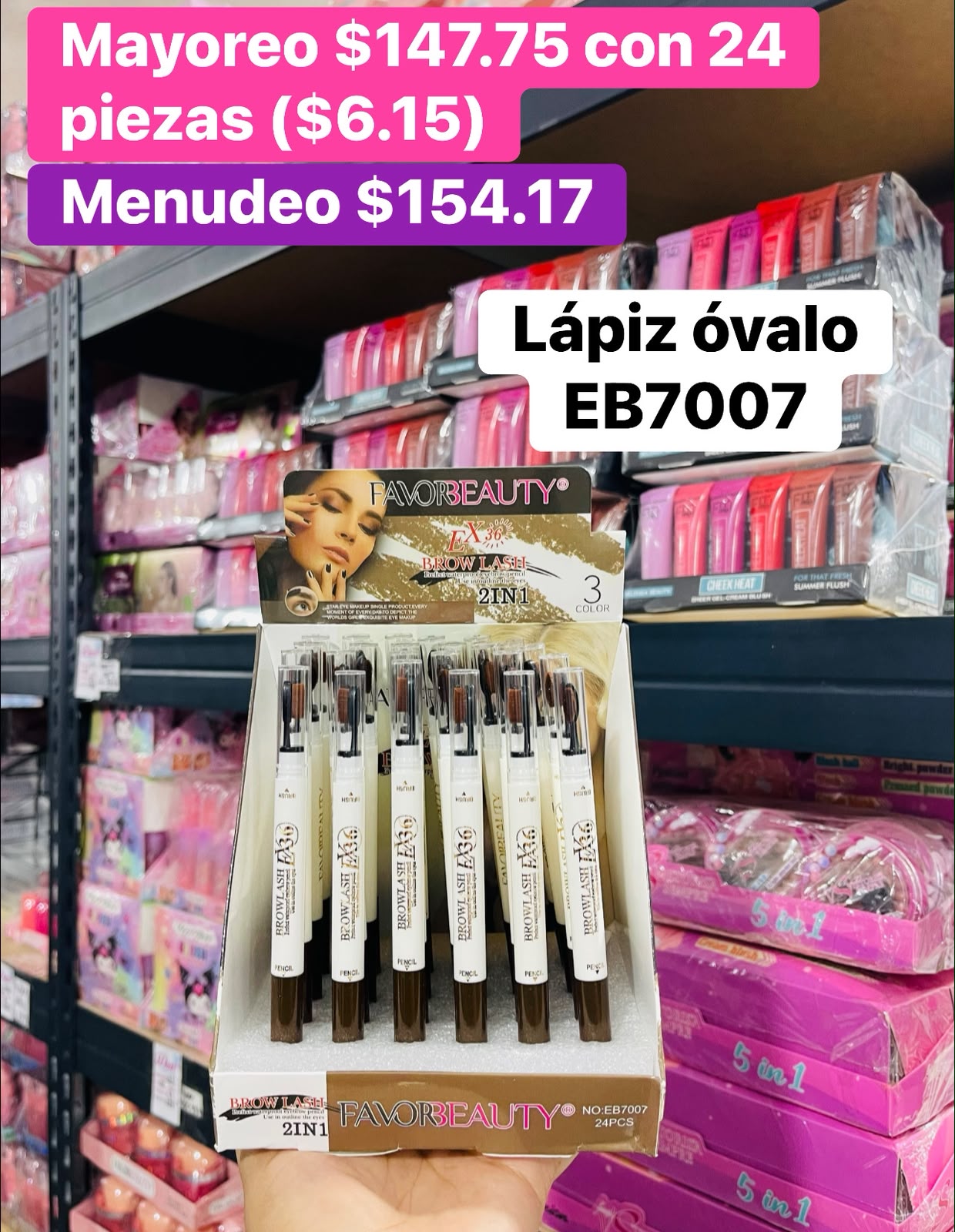 LAPIZ OVALO EB7007 B/24