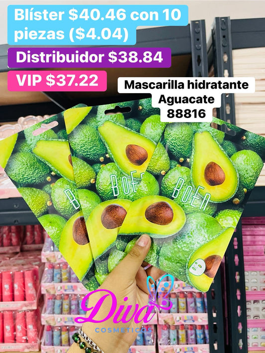 MASCARILLA 88816 AGUACATE B/10