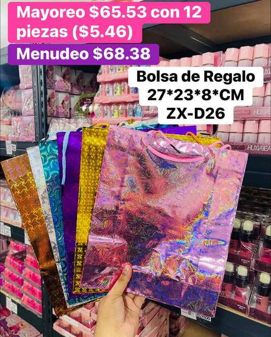 BOLSA DE REGALO ZX-D26 B/12