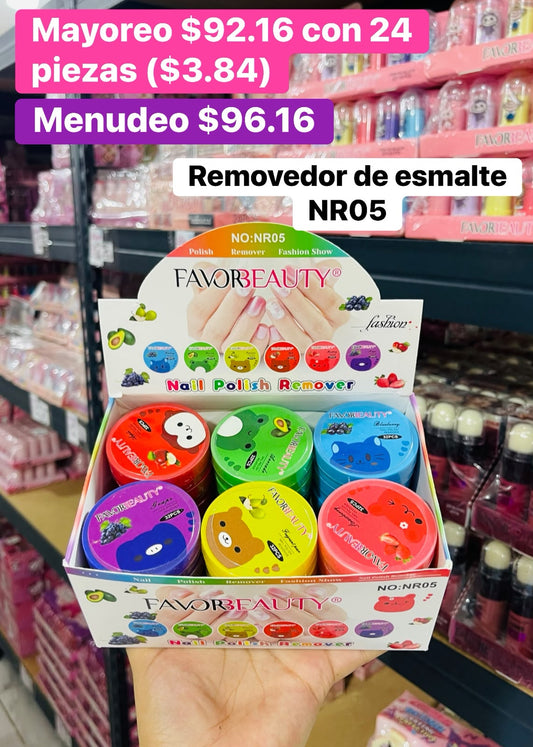 REMOVEDOR DE ESMALTE NR05 B/24