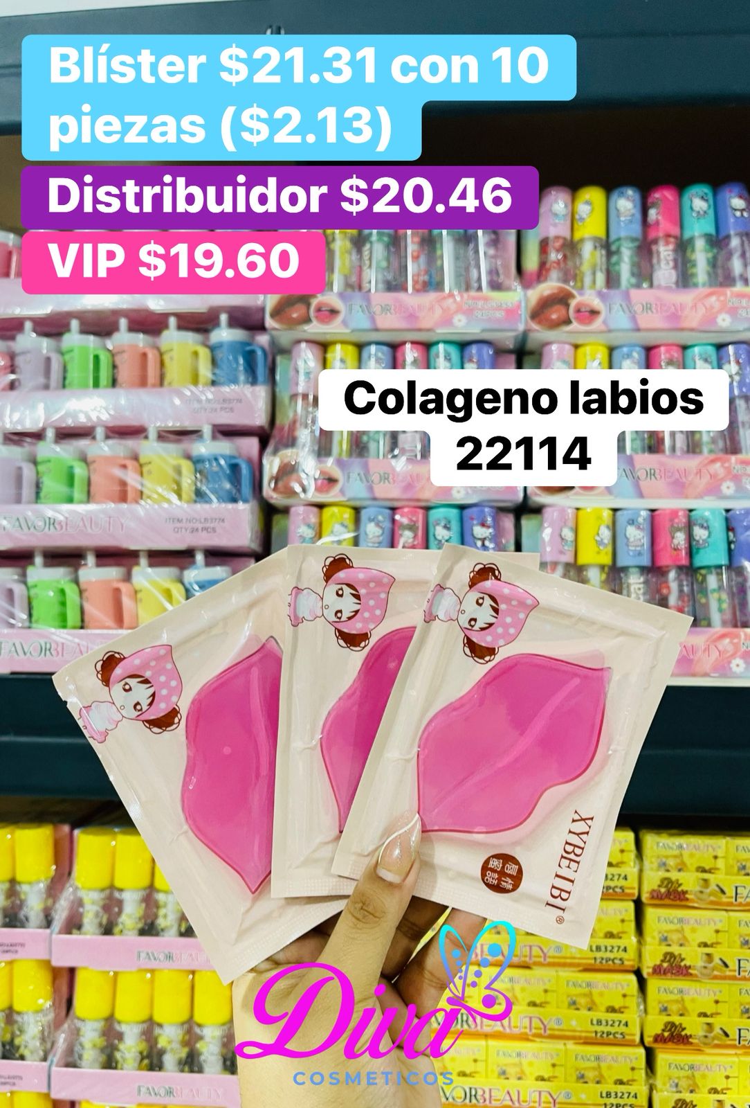 COLAGENO PARA LABIOS B/10