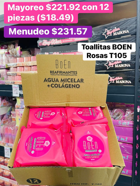 TOALLITA DESMAQUILLANTE T-105 B/12