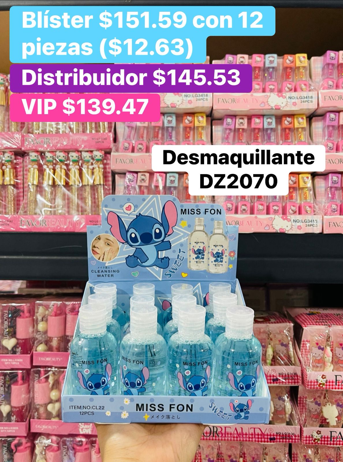 DESMAQUILLANTE DZ2070 B/12