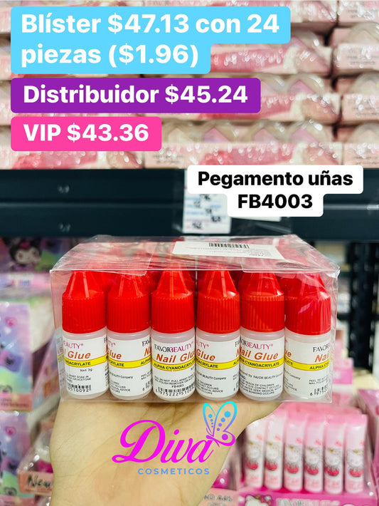PEGAMENTO UÑAS FB4003 B/24