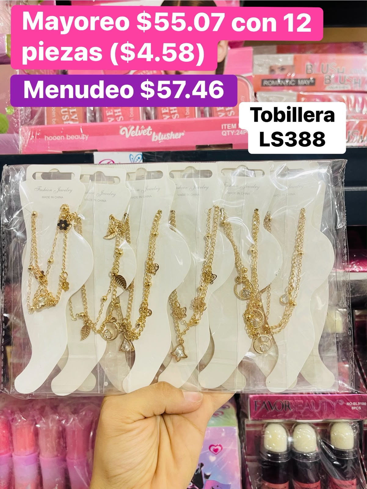 TOBILLERA LS388 B/12