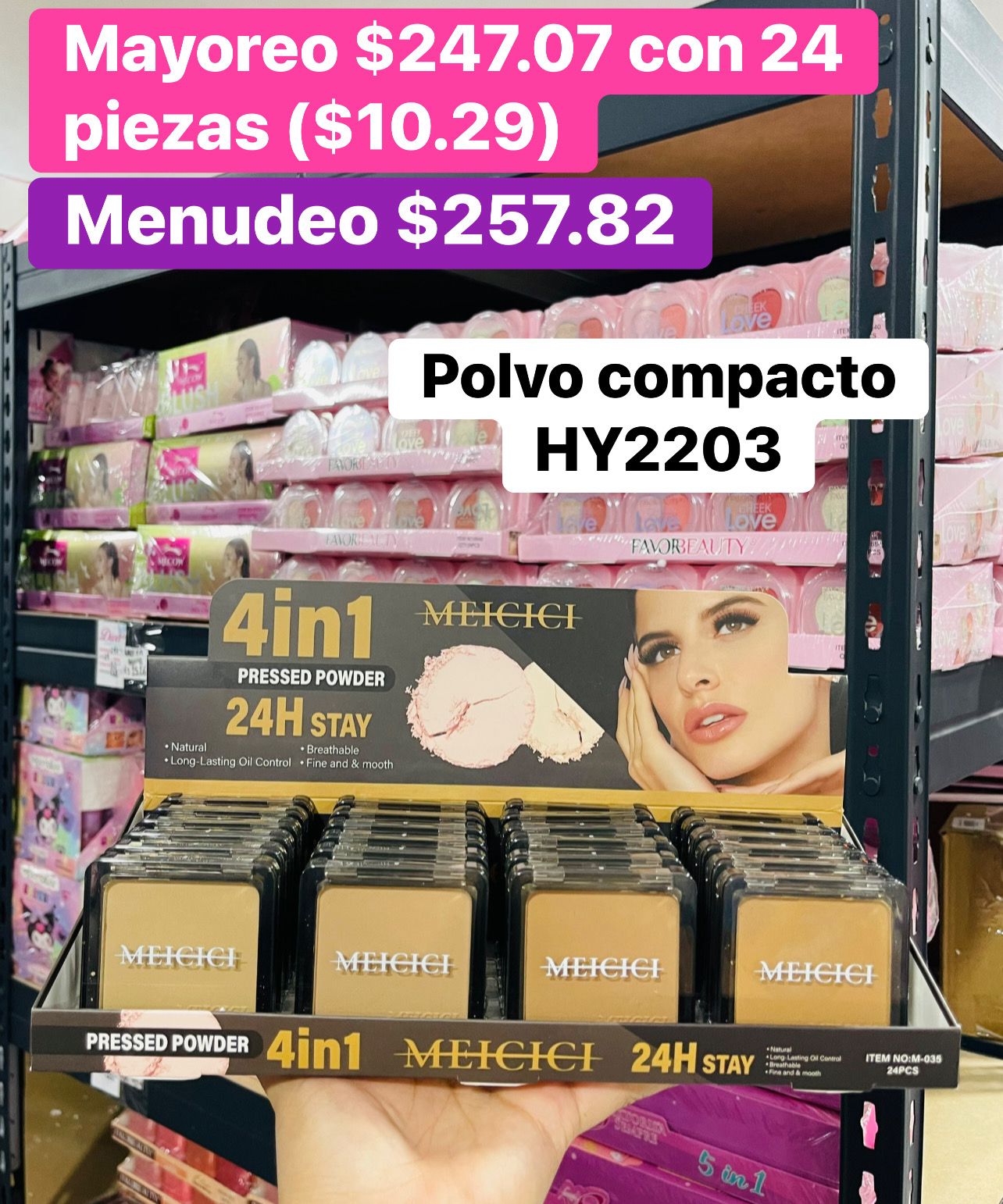 POLVO COMPACTO HY2203 B/24