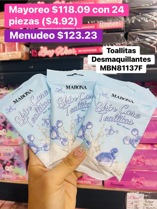 TOALLITAS DESMAQUILLANTES MBN81137F B/24