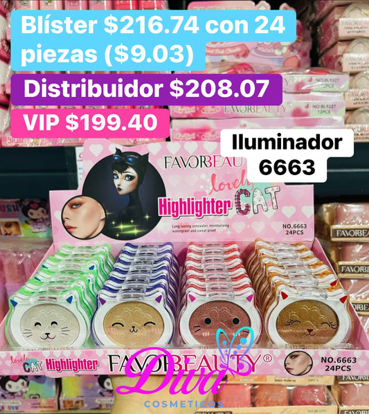 ILUMINADOR GATO 6663 B/24