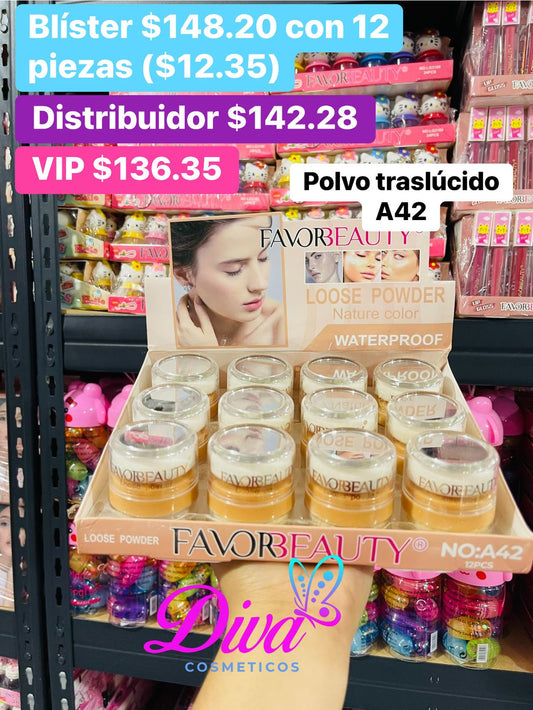 POLVO TRASLUCIDO A42 B/12