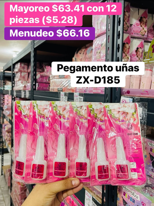 PEGAMENTO UÑAS ZX-D185 B/12