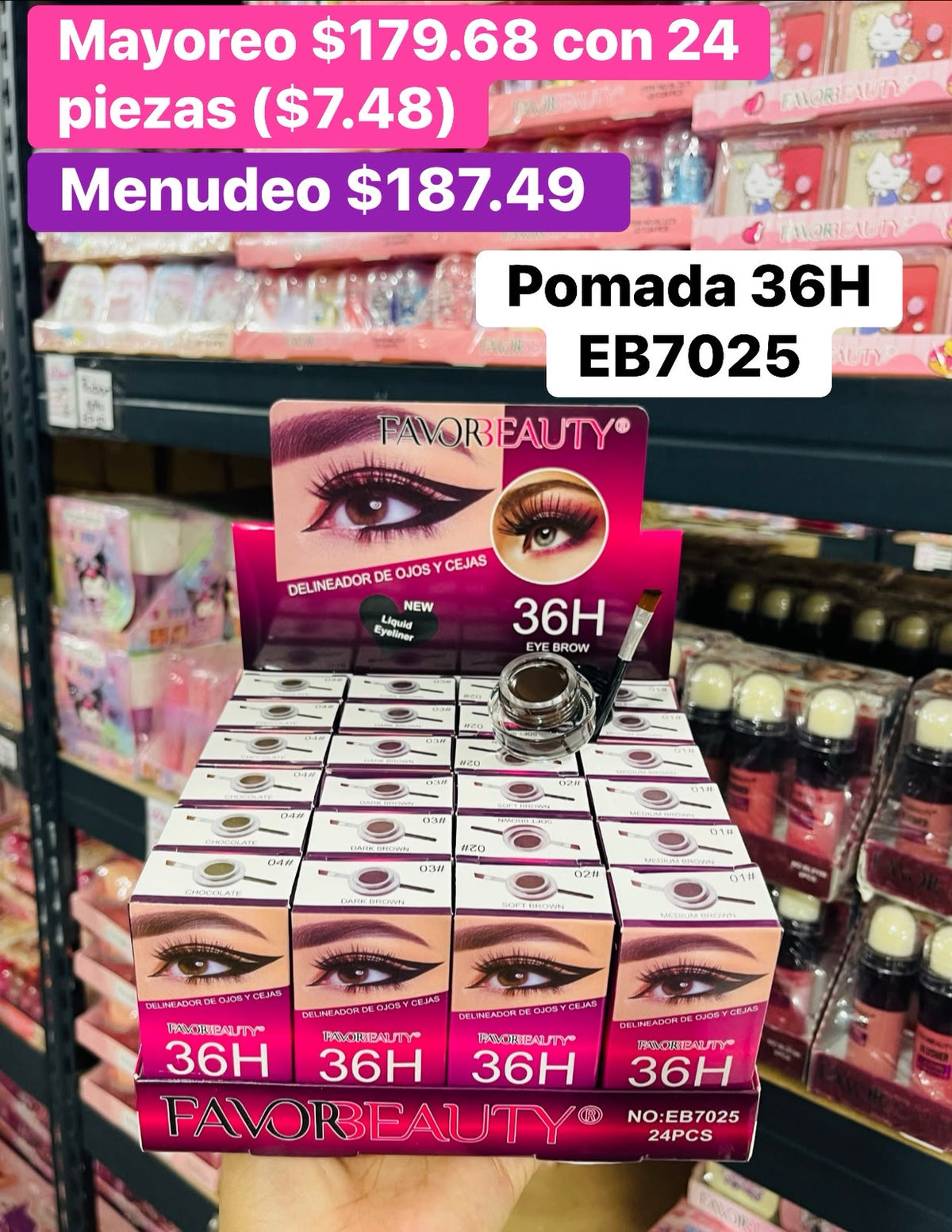 POMADA CEJA EB7025 B/24