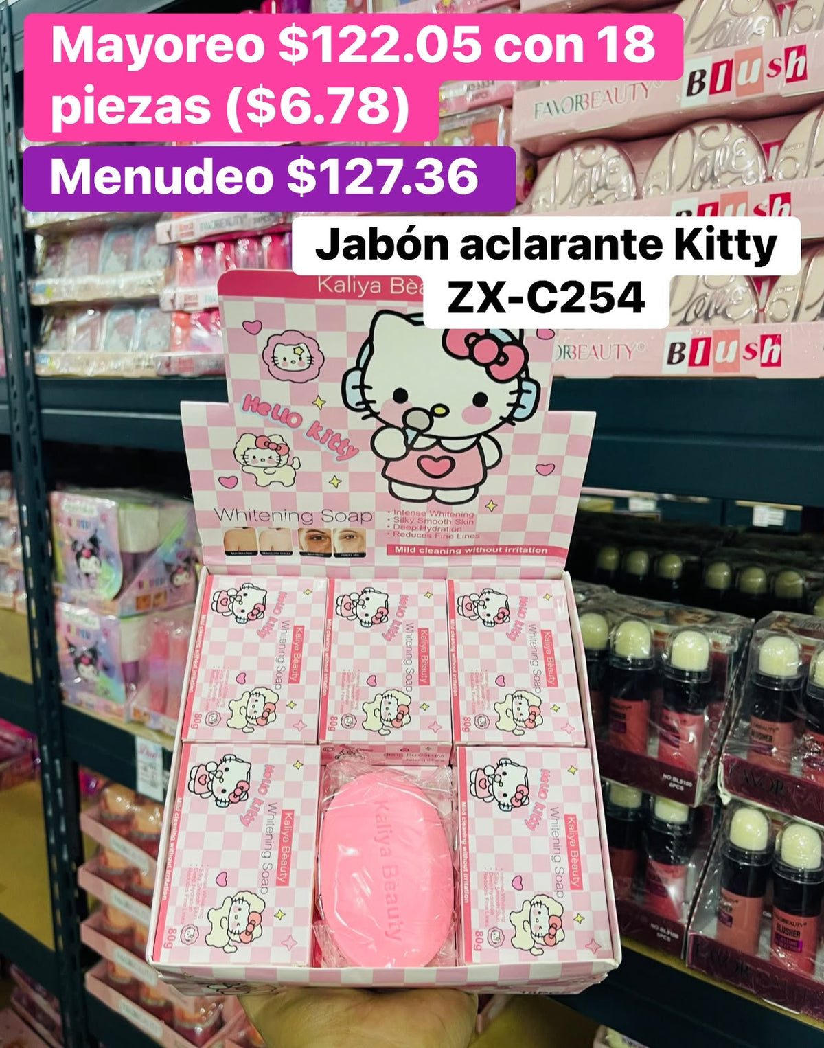 JABON ACLARANTE ZX-C254 B/18