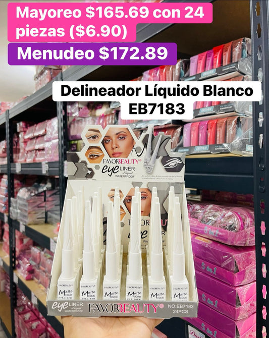 DELINEADOR BLANCO EB7183 B/24