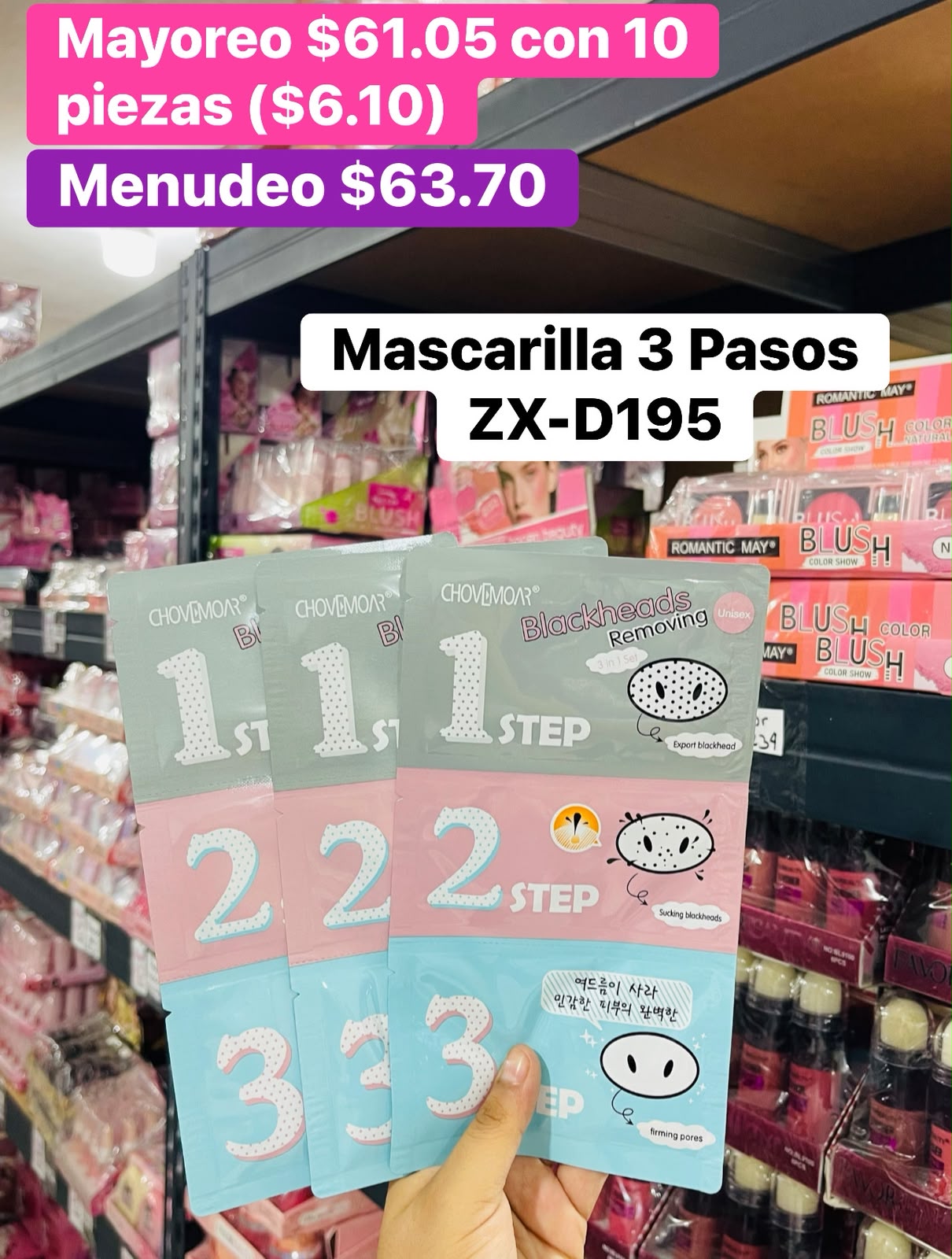 MASCARILLA 3 PASOS B/10