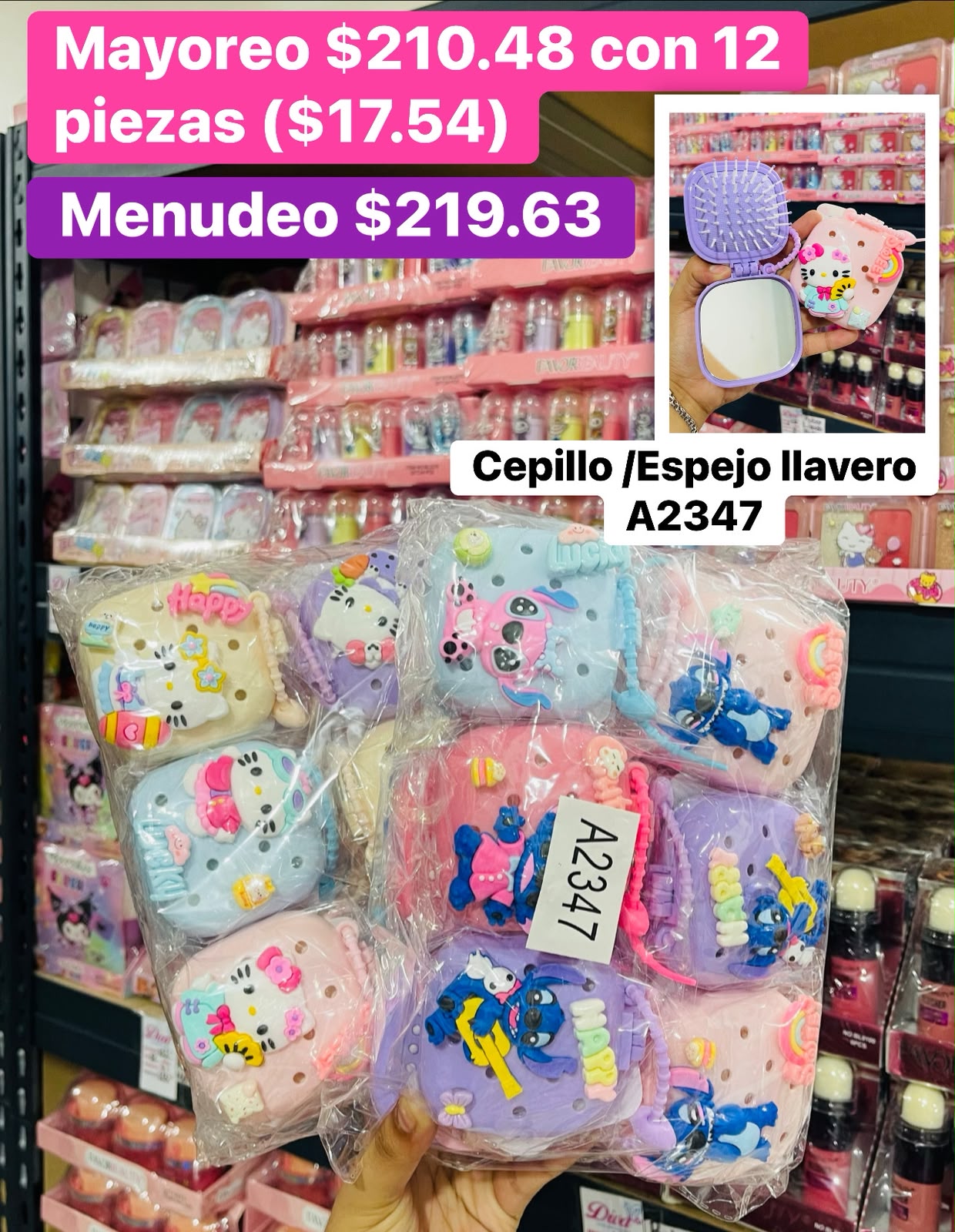 CEPILLO/ESPEJO A2347 B/12