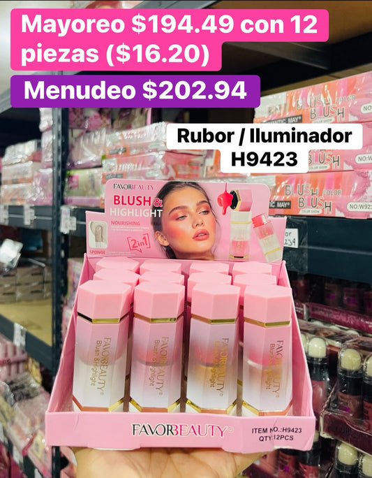 RUBOR/ILUMINADOR H9423 B/12
