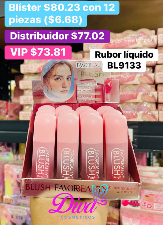 RUBOR LIQUIDO BL9133 B/12