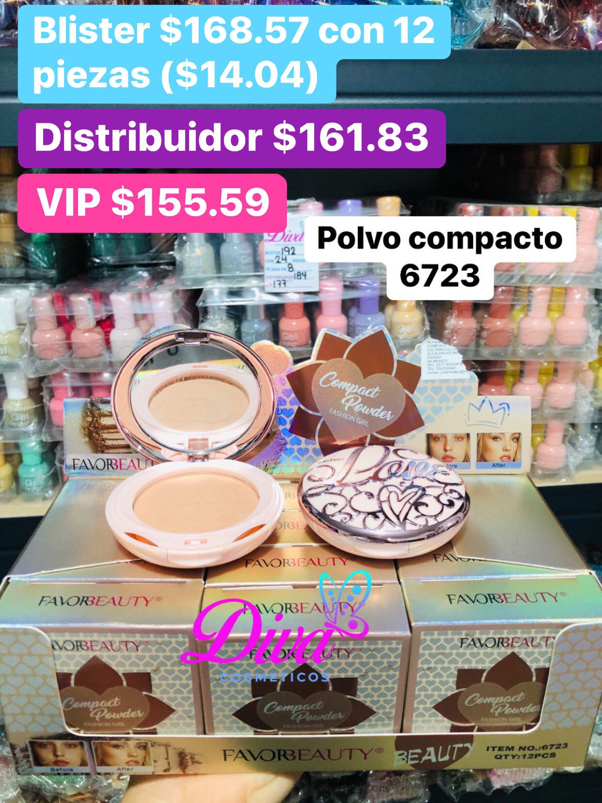 POLVO COMPACTO 6723 B/12