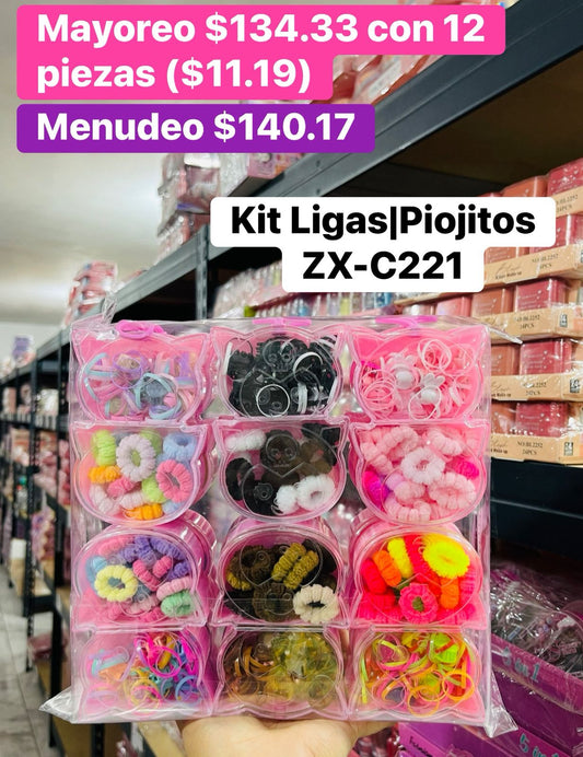 KIT LIGAS/PIOJITOS ZX-C221 B/12