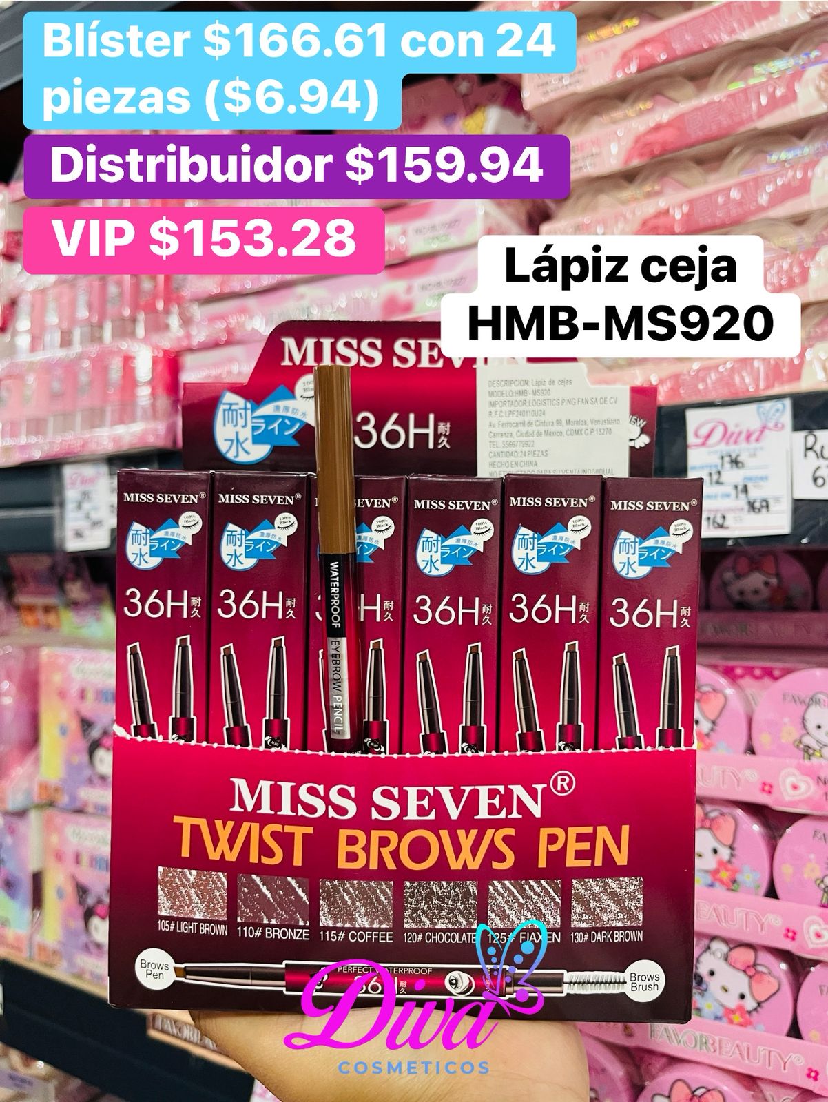 LAPIZ CEJA HMB-MS920 B/24